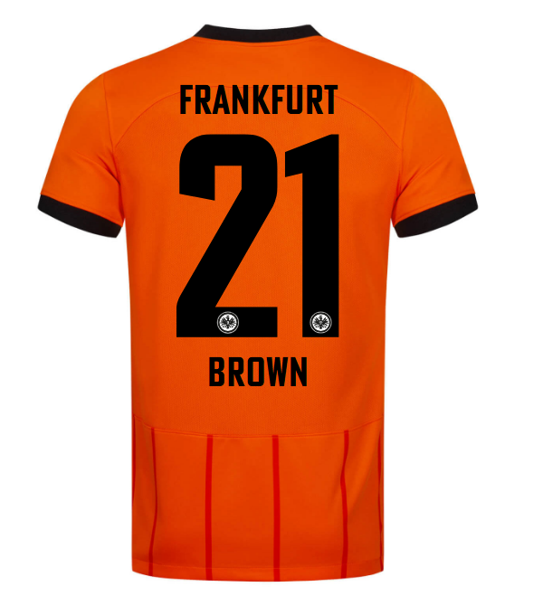 Eintracht Kits Shop – trikot ausweich 24 das männer-ausweichtrikot für die saison 202425 – brown Trikots für echte Eintracht-Fans