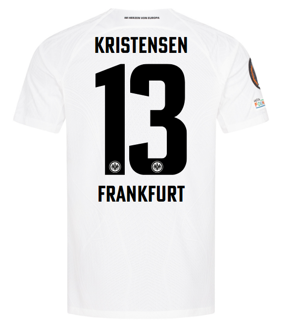 Eintracht Kits Shop – trikot europa 24 unser trikot für die uefa europa league 2024 – kristensen Trikots für echte Eintracht-Fans