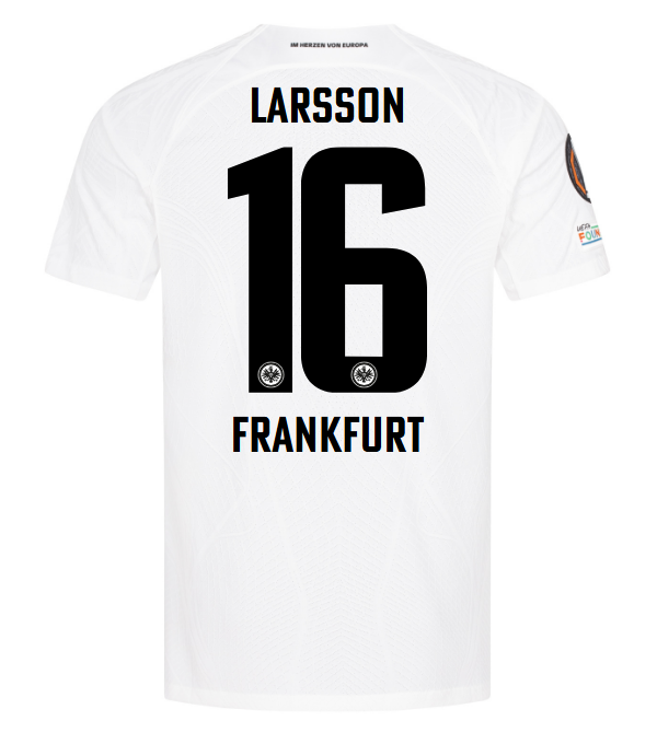 Eintracht Kits Shop – trikot europa 24 unser trikot für die uefa europa league 2024 – larsson Trikots für echte Eintracht-Fans